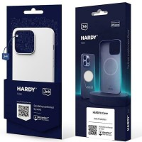3MK Hardy Back Cover met MagSafe voor Apple iPhone 15 Pro - Zilver