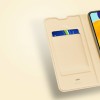 Dux Ducis Skin Pro Wallet Case voor Samsung Galaxy A03s - Goud