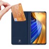 Dux Ducis Skin Pro Wallet Case voor Xiaomi Poco F4 - Blauw