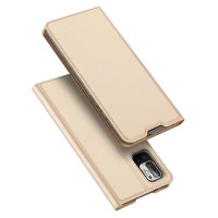 Dux Ducis Skin Pro Wallet Case voor Xiaomi Poco M3 Pro 5G / Redmi Note 10 5G - Goud