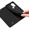 Dux Ducis Skin Pro Wallet Case voor Motorola Moto G71 5G - Zwart