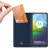 Dux Ducis Skin Pro Wallet Case voor Motorola Moto G9 Power - Blauw