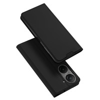 Dux Ducis Skin Pro Wallet Case voor Asus Zenfone 9 - Zwart