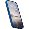 Njord byELEMENTS Suede Comfort Plus Back Cover met MagSafe voor Apple iPhone 15 - Donkerblauw