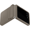 Samsung Flap Eco Vegan Leather Case voor Samsung Galaxy Z Flip 5 - Etoupe