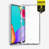 ITSKINS SpectrumClear Level 2 Shockproof Back Cover voor Samsung Galaxy A52 4G/5G / A52s - Transparant