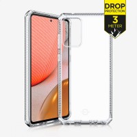 ITSKINS SpectrumClear Level 2 Shockproof Back Cover voor Samsung Galaxy A72 - Transparant