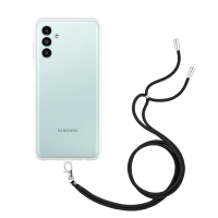 Just in Case Necklace Case met koord voor Samsung Galaxy A13 5G - Transparant