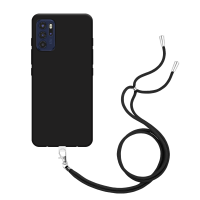 Just in Case Necklace Case met koord voor Motorola Moto G60S - Zwart