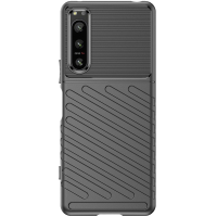 Just in Case Grip TPU Back Cover voor Sony Xperia 5 IV - Zwart