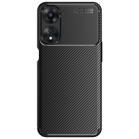 Just in Case Rugged TPU Back Cover voor Oppo A78 - Zwart