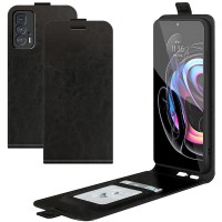 Just in Case Flip Case voor Motorola Edge 20 Pro - Zwart