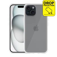 Just in Case Impact Back Cover hoesje voor Apple iPhone 15 - Transparant