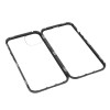 Just in Case Magnetic Metal Tempered Glass Case voor Apple iPhone 13 Mini - Zwart
