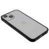 Just in Case Magnetic Metal Tempered Glass Case voor Apple iPhone 14 Plus - Zwart