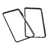 Just in Case Magnetic Metal Tempered Glass Case voor Samsung Galaxy A22 - Zwart