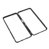 Just in Case Magnetic Metal Tempered Glass Case voor Samsung Galaxy A32 5G - Zwart