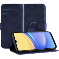 Just in Case Premium Wallet Case voor Samsung Galaxy A15 4G/5G - Blauw