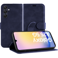 Just in Case Premium Wallet Case voor Samsung Galaxy A25 - Blauw