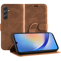 Just in Case Premium Wallet Case voor Samsung Galaxy A34 - Bruin