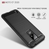 Just in Case Rugged TPU Back Cover voor Motorola Moto E7 - Zwart