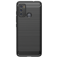 Just in Case Rugged TPU Back Cover voor Motorola Moto G60 - Zwart