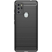 Just in Case Rugged TPU Back Cover voor Motorola Moto G60S - Zwart
