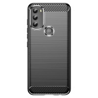 Just in Case Rugged TPU Back Cover voor Motorola Moto G71 5G - Zwart
