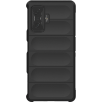 Just in Case Shockproof Shell Back Cover voor Xiaomi Poco F4 GT - Zwart