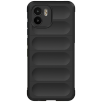 Just in Case Shockproof Shell Back Cover voor Xiaomi Redmi A2 / Redmi A1 - Zwart