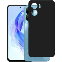Just in Case Soft TPU Back Cover voor HONOR 90 Lite - Zwart