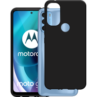 Just in Case Soft TPU Back Cover voor Motorola Moto G71 5G - Zwart