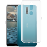 Just in Case Soft TPU Back Cover voor Nokia 2.4 - Transparant