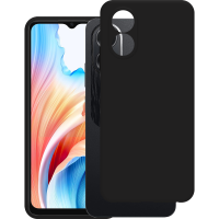 Just in Case Soft TPU Back Cover voor Oppo A18/A38 - Zwart