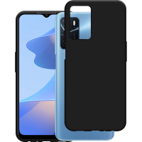 Just in Case Soft TPU Back Cover voor Oppo A54s - Zwart