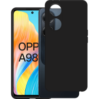 Just in Case Soft TPU Back Cover voor Oppo A98 - Zwart