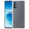 Just in Case Soft TPU Back Cover voor Oppo Reno6 5G - Transparant