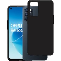 Just in Case Soft TPU Back Cover voor Oppo Reno6 5G - Zwart