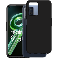 Just in Case Soft TPU Back Cover voor Realme 9 5G - Zwart
