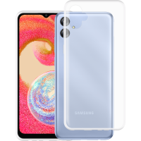 Just in Case Soft TPU Back Cover voor Samsung Galaxy A04e - Transparant