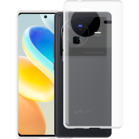 Just in Case Soft TPU Back Cover voor Vivo X80 Pro - Transparant