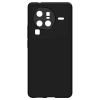 Just in Case Soft TPU Back Cover voor Vivo X80 Pro - Zwart