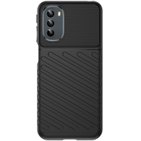Just in Case Grip TPU Back Cover voor Motorola Moto G41 / Moto G31 - Zwart