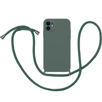Just in Case Necklace Case met koord voor Apple iPhone 11 - Groen