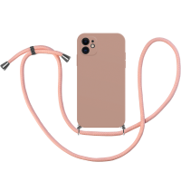 Just in Case Necklace Case met koord voor Apple iPhone 11 - Roze