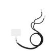 Just in Case Necklace Case met koord voor Oppo A53/A53s - Zwart