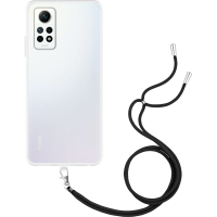 Just in Case Necklace Case met koord voor Xiaomi Redmi Note 12 Pro 4G - Transparant