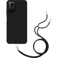 Just in Case Necklace Case met koord voor Xiaomi Redmi Note 12S - Zwart