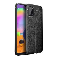 Just in Case Soft Design TPU Back Cover voor Samsung Galaxy A02s - Zwart