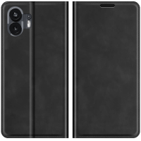 Just in Case Wallet Case Magnetic voor Nothing Phone (2) - Zwart